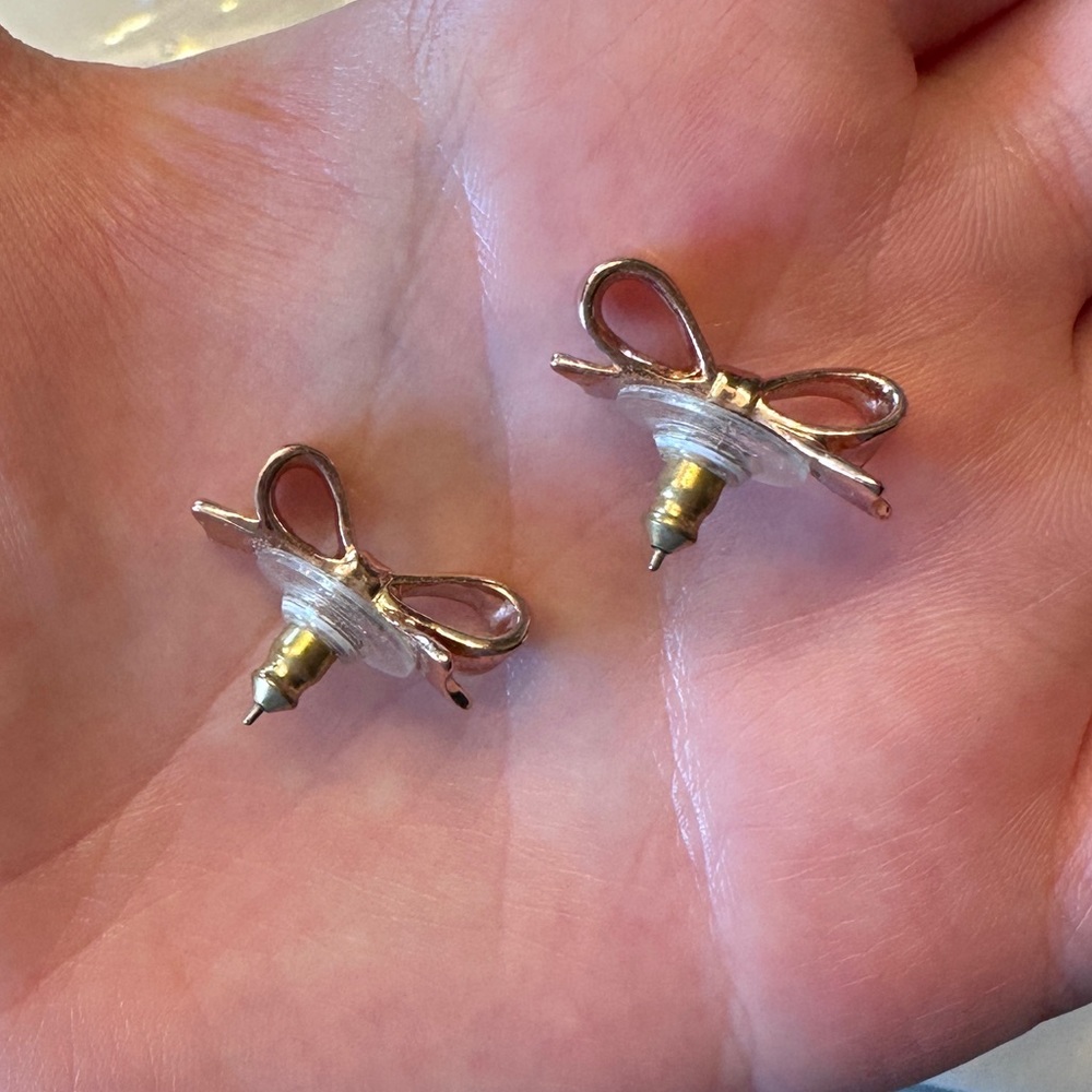 Kate spade bow earrings